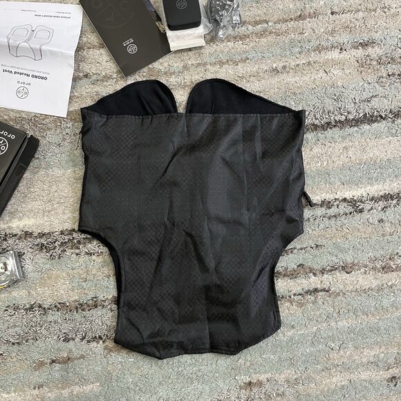 Ororo Heated Vest Womens Size Large Black Full Zip Sleeveless With Battery - Picture 6 of 8